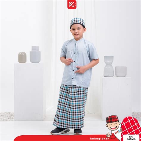 koko-anak-warna-biru-set-peci-Peci-Panduan