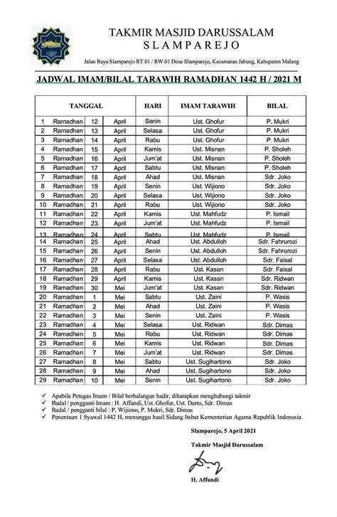 jadwal-sholat-tarawih-hari-ini-Jadwal-Sholat