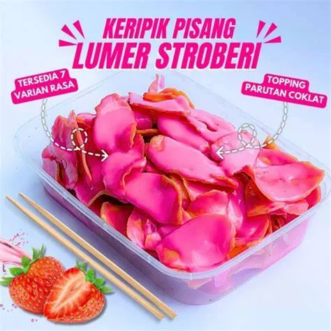 promo-keripik-pisang-lumer-strawberry-Review-Jujur